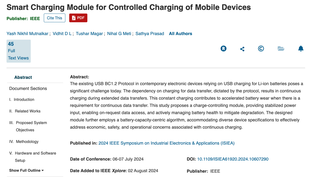 Smart Charging Module