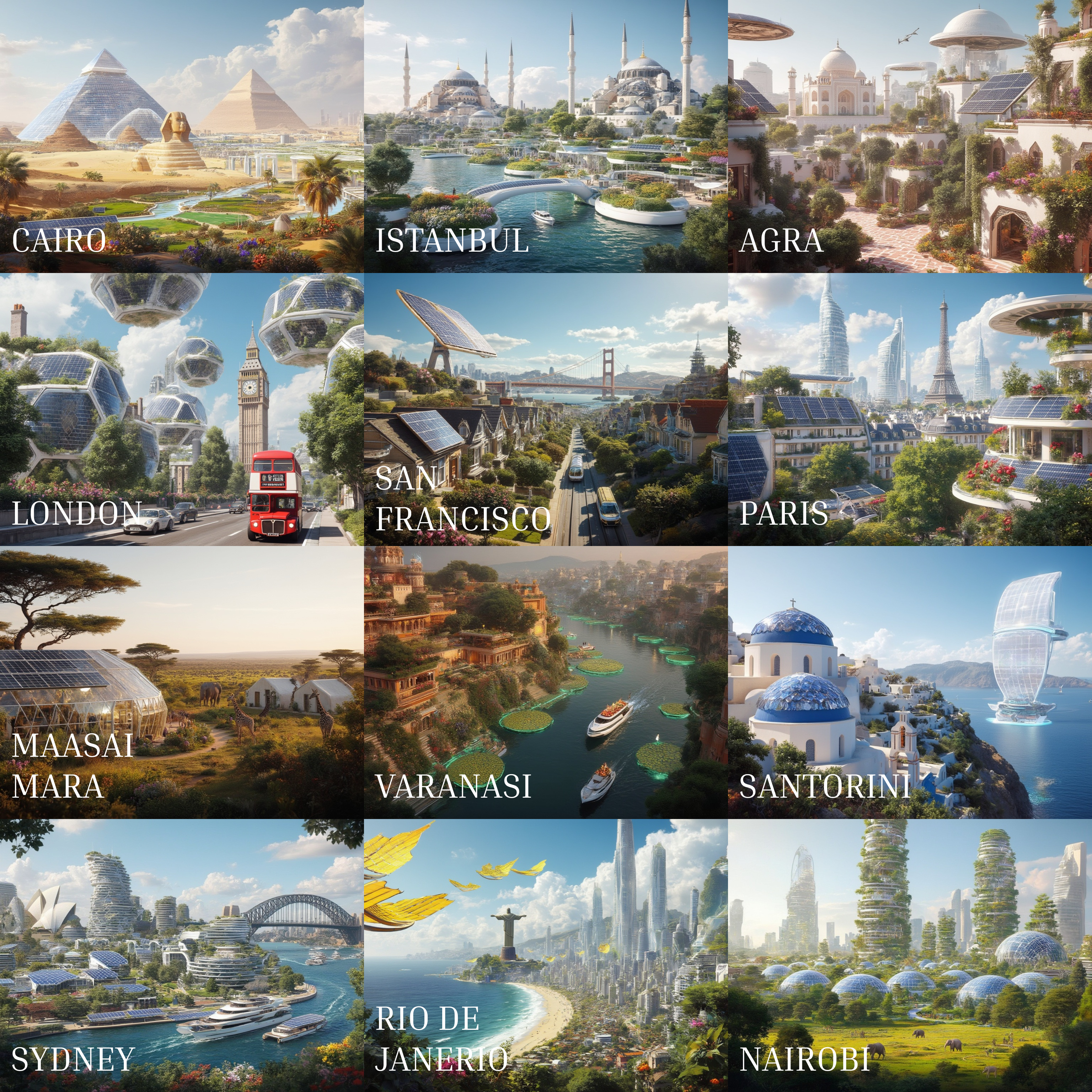 Solarpunk Art Generator