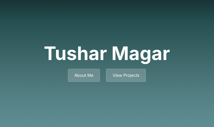 Personal Portfolio Website